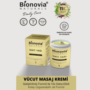 Bionovia Ýskit Yaðý Özel Karýþýmlý Eklem, Kas Rahatlatýcý Masaj Kremi 150ml Bionovia Ýskit Yaðý Özel Karýþýmlý Eklem, Kas Rahatlatýcý Masaj Kremi 150ml